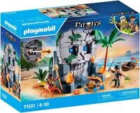 Konstruktions-Spielset PLAYMOBIL "Totenkopfinsel (71531), Pirates", bunt,