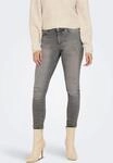 Skinny-fit-Jeans ONLY "ONLBLUSH MID SK AK RW DST DNM REA724NOOS", Damen, Gr. S (36),