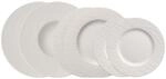 Geschirr-Set VILLEROY & BOCH "Teller-Set Manufacture Rock 6er Set wei&szlig;", wei&szlig;,