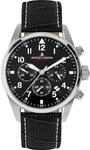 Chronograph JACQUES LEMANS "Barcelona", schwarz (schwarz, silberfarben),