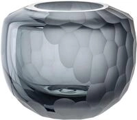 Tischvase LEONARDO "Dekovase BELLAGIO", grau (anthrazit), H:10cm &Oslash;:11,7cm,...