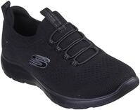 Slip-On Sneaker SKECHERS "SUMMITS", Damen, Gr. 37, schwarz (schwarz, uni), Textil,