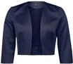 Bolerojacke VERA MONT "Bolero-Jacke mit Kellerfalten", Damen, Gr. 36, blau...