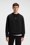 Sweatshirt BOSS ORANGE "WeSmallcrew", Herren, Gr. M, schwarz (schwarz001), Sweatware,