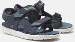 Sandale TIMBERLAND "PERKINS ROW BACKSTRAP SANDAL", M&auml;dchen, Gr. 32 (13,5), blau