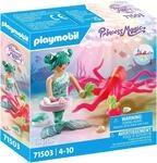 Konstruktions-Spielset PLAYMOBIL "Meerjungfrau mit Farbwechselkrake (71503), Princess