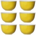 Schale RITZENHOFF & BREKER "M&uuml;slischalen Doppio &oslash; 14 cm 6er Set", gelb, Sch&uuml;sseln,