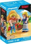 Konstruktions-Spielset PLAYMOBIL "Tragicomix und Falbala (71544), Asterix", bunt,