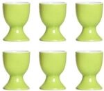 Eierbecher RITZENHOFF & BREKER "Eierbecher Doppio &oslash; 5 cm 6er Set", gr&uuml;n, Porzellan,