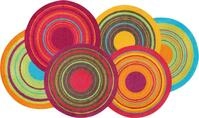 Teppich "Cosmic Colours" Gr. 41, bunt, B:70cm H:9mm L:120cm, Kunstfaser, WASH+DRY BY