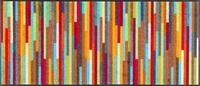 Teppich "Mikado Stripes" Gr. 37, bunt (multi), B:60cm H:7mm L:140cm, Kunstfaser,