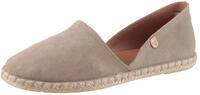 Espadrille VERBENAS "CARMEN SERRAJE", Damen, Gr. 35, braun (hellbraun), Veloursleder,