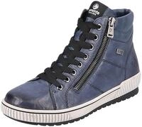 Schn&uuml;rboots REMONTE, Damen, Gr. 36, blau (dunkelblau), Leder, Lederimitat, Schuhe