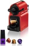 NESPRESSO Kapselmaschine "XN1001 Inissia von Krups", rot (rot ruby), B:12cm...