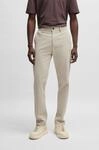 Chinohose BOSS ORANGE "Tapered-fit", Herren, Gr. 32, L&auml;nge 32, beige (light