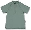 Badeanzug STERNTALER "Badeshirt kurzarm uni", Kinder, Gr. 92, Einheitsgr&ouml;&szlig;e, gr&uuml;n