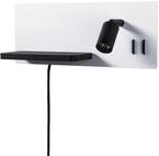 PAULMANN LED Wandleuchte "Serra 2700K 650lm / 200lm 230V 5,5 / 1x2,6W", schwarz