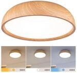 PAULMANN LED Deckenleuchte "Selection Bathroom Oka IP44 24W 230V Kunststoff", braun