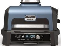 Tischgrill NINJA "Woodfire Pro Connect XL OG901EU", blau (blau, schwarz), B:57cm