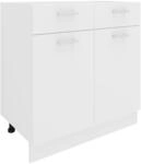Unterschrank VCM "K&uuml;chenschrank B 80 cm Unterschrank Schublade Esilo", wei&szlig;, B:60cm