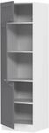 Unterschrank VCM "K&uuml;chenschrank B. 60 cm Hochschrank K&uuml;che Colura", schwarz (wei&szlig;,