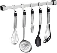 Kochbesteck-Set GEFU "SMARTLINE", silber, Edelstahl, Kunststoff, Kochbesteck-Sets,