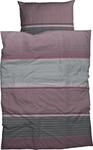 Bettw&auml;sche CASATEX "Orsa", lila (beere, silber), B/L: 135cm x 200cm, 1 Stk., 1 Stk.,