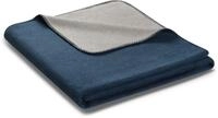 Wohndecke BIEDERLACK "Melange", blau (marineblau, silbergrau), B:150cm L:200cm,