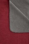 Wohndecke BIEDERLACK "Melange", rot (dunkelrot, anthrazit), B:150cm L:200cm,