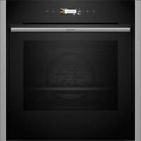 NEFF Pyrolyse Backofen "B54CR71N1", Energieeffizienz: A+, grau (silberfarben),