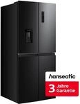 HANSEATIC Multi Door "HCDC18080CWD", Energieeffizienz: C, silber (schwarz),