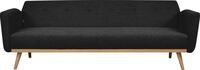 Schlafsofa SALESFEVER "Komfortables Sofa zum Entspannen", schwarz, B:212cm H:79cm
