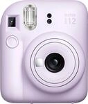 FUJIFILM Sofortbildkamera "Instax Mini 12", lila (fliederlila), B:10,4cm H:12,2cm