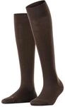 Kniestr&uuml;mpfe FALKE "Sensitive Berlin", Kinder, Gr. 35-38, braun (schwarz braun