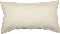 Kissenbezug JANINE "PIANO 0125 31 80x80", beige (natural), B:80cm L:40cm,