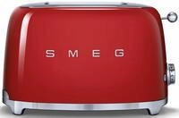 SMEG Toaster "TSF01RDEU", rot, B:32,5cm H:19,8cm T:19,5cm, Toaster, Toaster