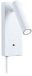 PAULMANN LED Wandleuchte "Hulda 2,5W USBC 230V 3000K Metall", wei&szlig;, 1, H: 18cm,
