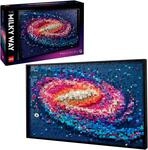 Konstruktionsspielsteine LEGO "Die Milchstra&szlig;en-Galaxie (31212), LEGO ART", bunt,