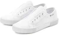 Sneaker LASCANA "Slip-On-Sneaker", M&auml;dchen, Gr. 35, wei&szlig;, Obermaterial: 100%
