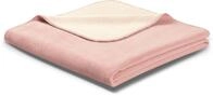 Wohndecke BIEDERLACK "Doubleface", rosa (lotus, pergament), B:150cm L:200cm,