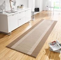 Teppich HANSE HOME "Band" Gr. 41, beige, B:80cm H:9mm L:300cm, Kunstfaser, Teppiche,