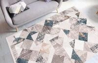 Teppich ME GUSTA "Akropolis 225", blau (grau, blau), B:120cm H:12mm L:180cm,