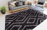 Teppich ME GUSTA "Orlando 225", grau (anthrazit), B:120cm H:27mm L:170cm, Polyester,