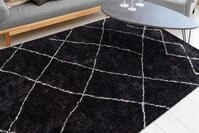 Teppich ME GUSTA "Orlando 525", grau (anthrazit), B:200cm H:27mm L:290cm, Polyester,