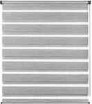 Doppelrollo GARDINIA "de luxe", grau (grau, melange), B:110cm H:180cm, Polyester,