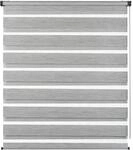 Doppelrollo GARDINIA "de luxe", grau (grau, melange), B:90cm H:180cm, Polyester,