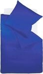 Bettw&auml;sche FLEURESSE "Colours in 135x200, 155x220 oder 200x200 cm", blau (royal),
