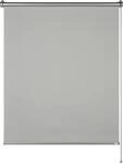 Seitenzugrollo "Thermorollo Martha", grau (hellgrau), B:75cm H:150cm, Polyester,