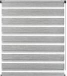 Doppelrollo GARDINIA "de luxe", grau (grau, melange), B:60cm H:180cm, Polyester,