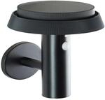 LED Au&szlig;en-Wandleuchte BRILLIANT "Alvero", schwarz, B:20cm H:21cm T:18cm, Leuchten,